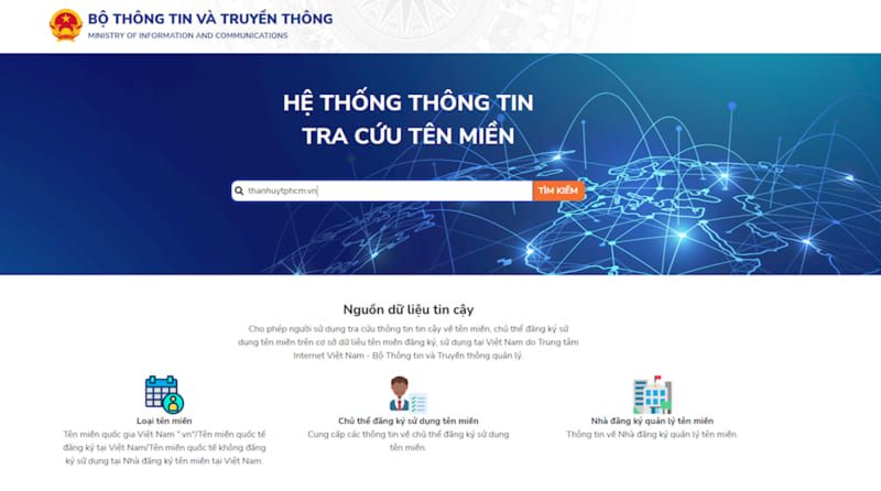 công cụ kiểm tra tên miền